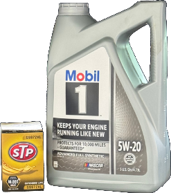 Motor oil and filter